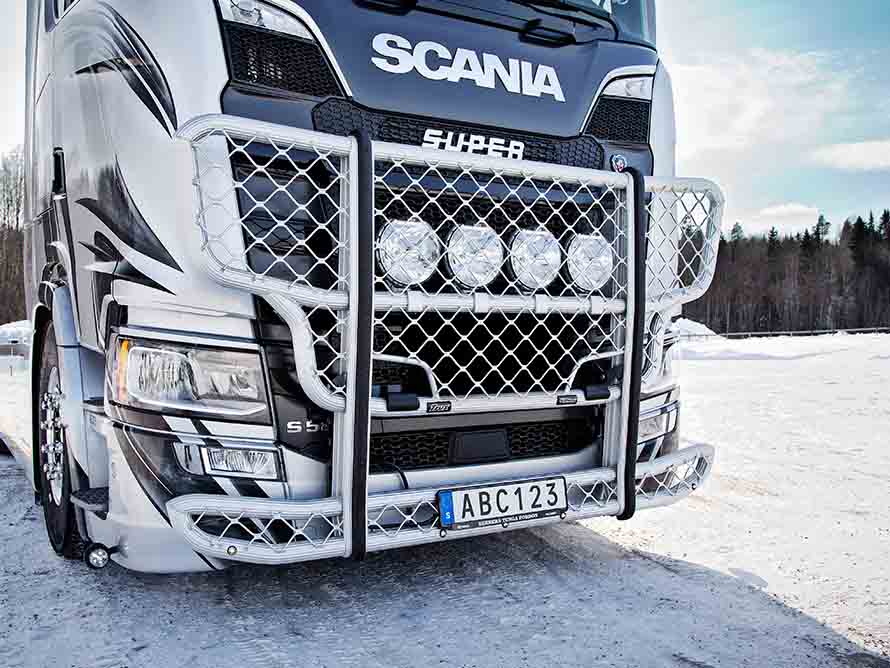 H0 camión accesorios Trux Rammschutz für Scania CR/CS
