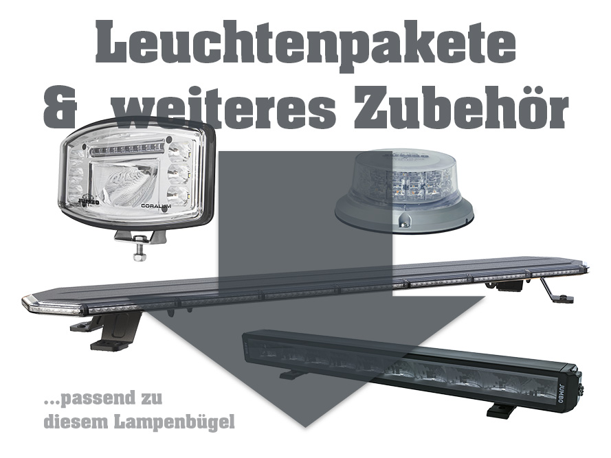 Mercedes Atego (Axor)  Flachdach: Dachlampenbügel Design Standard -  Jumbo-Fischer Webshop